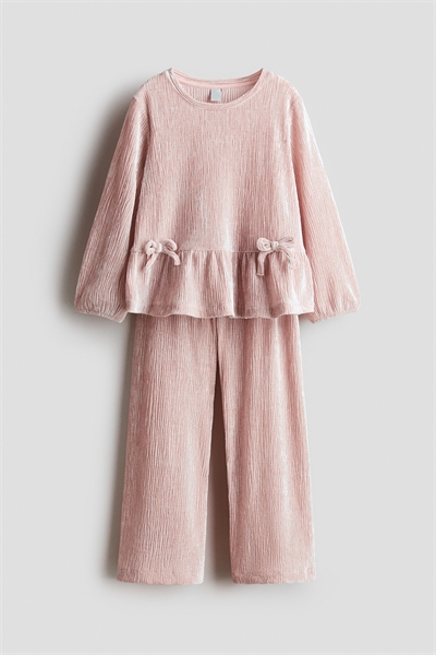 Комплект из 2 частей из мятого велюра 1324875002