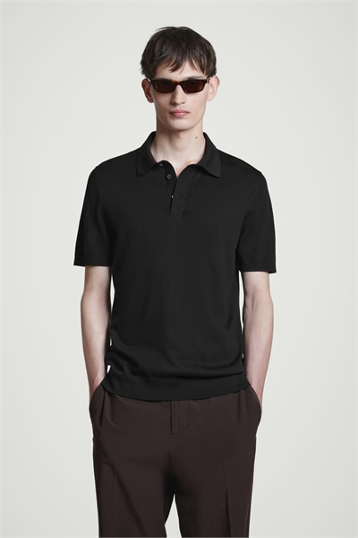 Рубашка-поло из шелкового трикотажа 1126010001