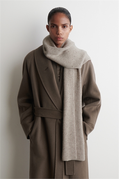 Ребристый шарф из шерсти и кашемира 1297372002