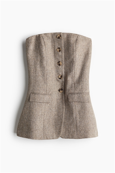 Топ-бандо на пуговицах 1252915002