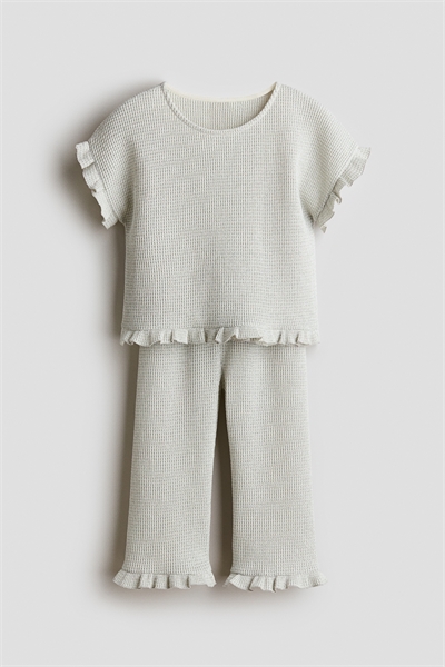 Комплект из 2 частей из вафельного хлопка 1325018001