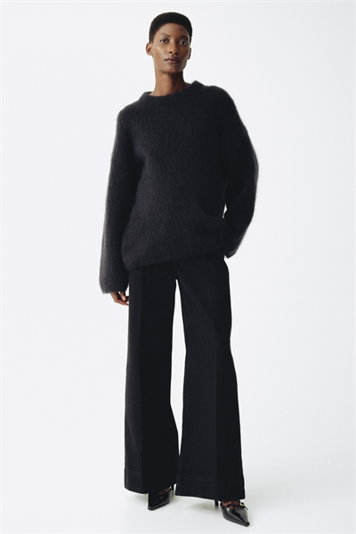 Широкие джинсы MAMA 1286364004