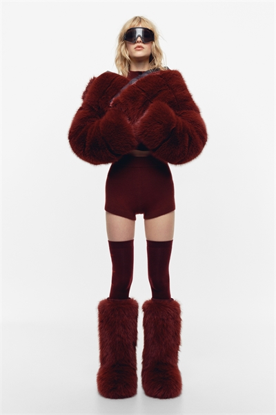 Мини-шорты из шерстяного бленда 1313878001