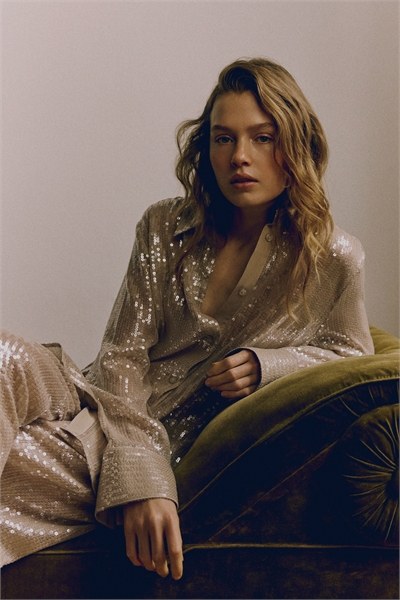 Рубашка с блестками 1314018002