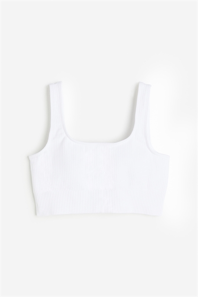 Бесшовный бюстгальтер в рубчик 1234953001