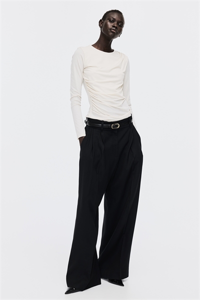 Топ из драпированного трикотажа 1328680004