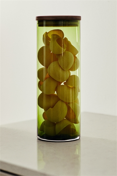 Высокая стеклянная банка с крышкой 1246161003