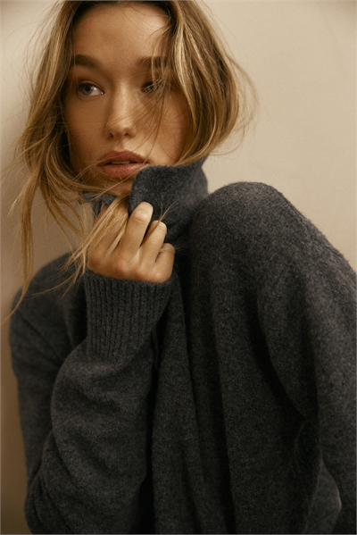 Джемпер-поло из трикотажа с узором 1295481006