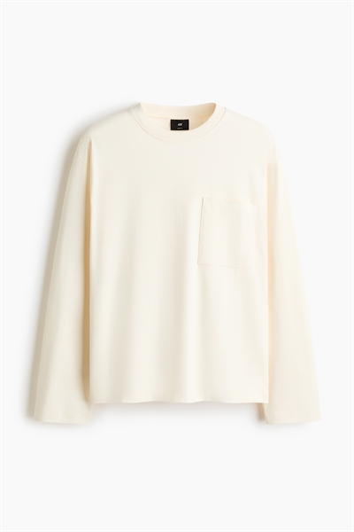 Свободный крой Топ из джерси с длинными рукавами 1298049004