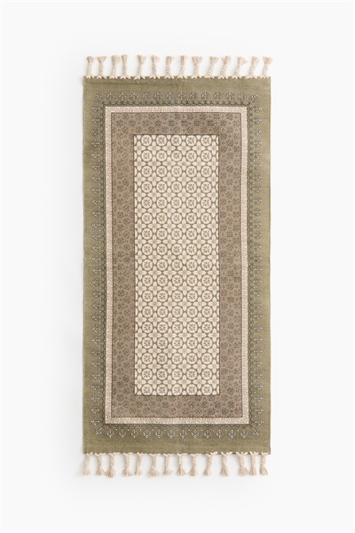 Хлопковый беговой ковер с бахромой 1309170002