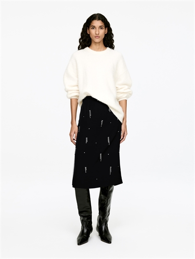 Юбка-миди со стразами 1313210001