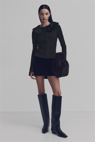 Кардиган с воротником 1315301002