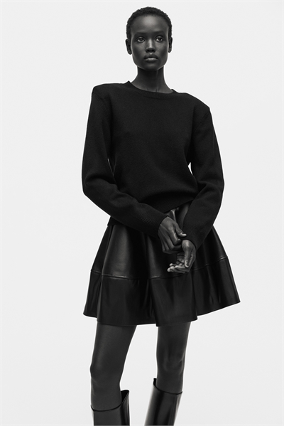 Джемпер с накладками на плечах 1315447001