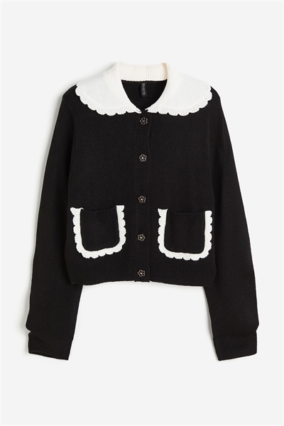 Кардиган с отложным воротником 1212578003