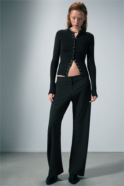 Свободные брюки из костюмной ткани с низкой посадкой "кокон 1311991002