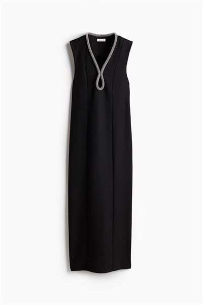 Платье с отделкой стразами 1270243001