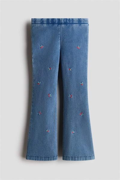 Расклешенные джеггинсы 1272095011