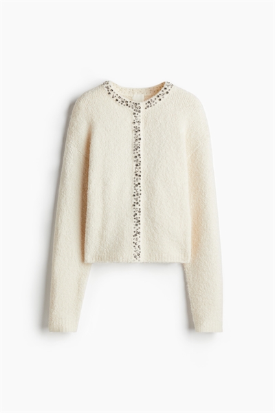 Кардиган, украшенный стразами 1260401001