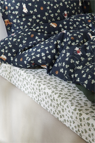 Простыня на резинке из хлопка с принтом 1028613005