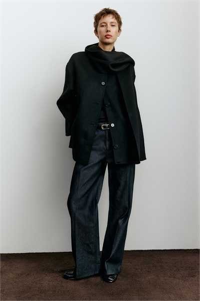 Пальто из шерстяной смеси ручной работы 1287858001