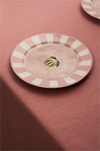 Фарфоровая средняя тарелка с узором из мотивов 1276929002