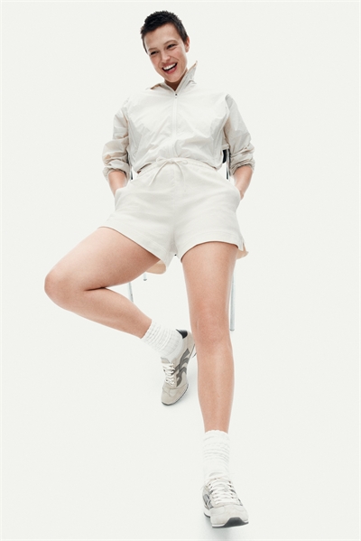 Шорты из стираного хлопка 1276855004