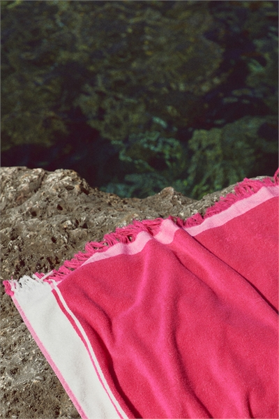 Пляжное полотенце с бахромой 1264765003