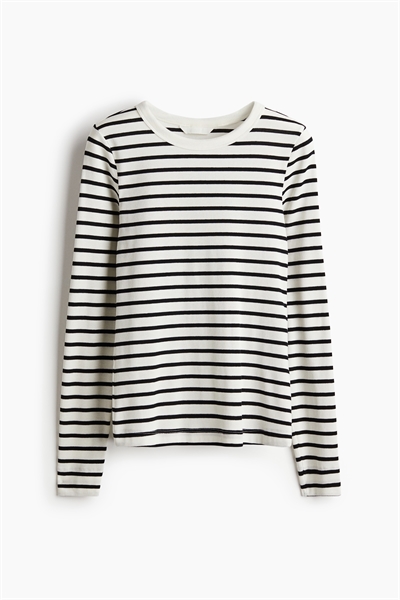 Топ из ребристого джерси 1203084024