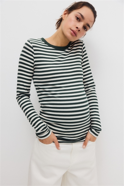 Топ из ребристого джерси MAMA 1194188020