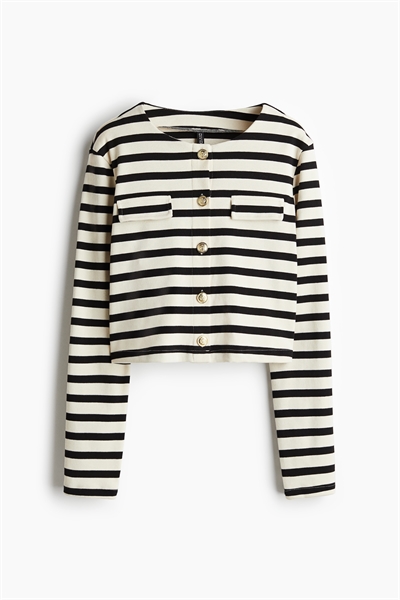 Кардиган из джерси с отделкой карманами 1259414003