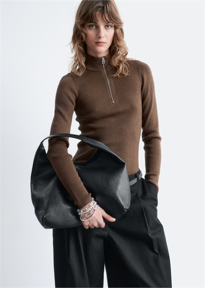 Классическая кожаная сумка 1164148002