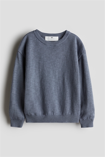 Хлопковый джемпер свободного покроя 1264734005