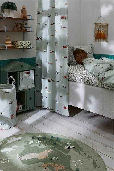 Хлопковые шторы с рисунком в упаковке из 2 штук 1028693012