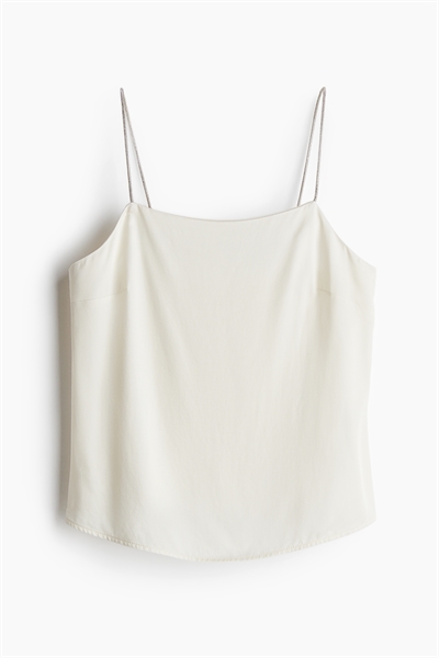 Топ с бретелями со стразами 1262189001