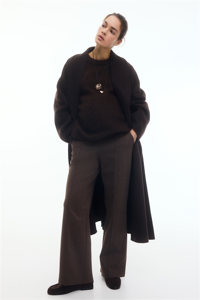 Брюки MAMA с креповым передом 1256865003