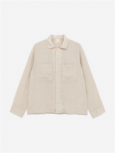 Расслабленная льняная рубашка 1283004001