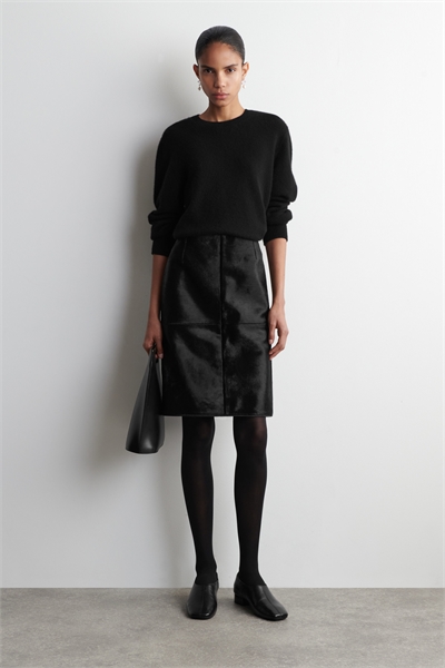 Кожаные туфли на каблуке с квадратным носком 1309663001