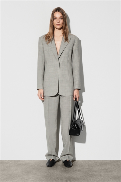 Структурированный блейзер из шерстяного бленда 1314325001