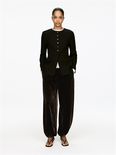 Струящиеся бархатные брюки 1314065001