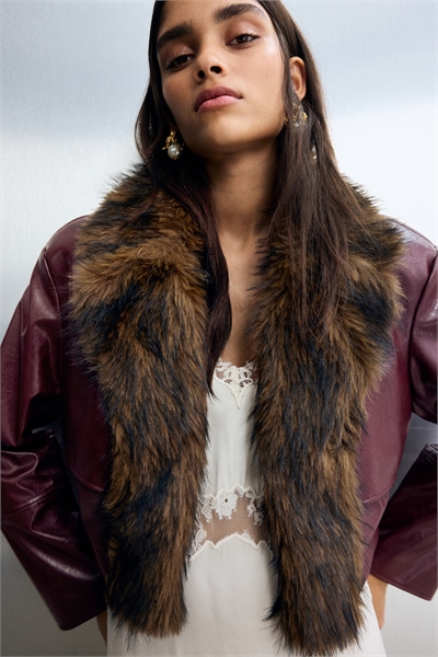 Обрезанный жакет с покрытием 1314573001