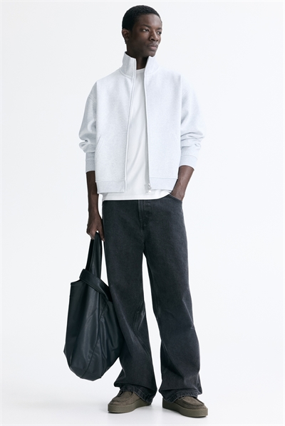 Свободный крой боксерской толстовки на молнии 1330313003