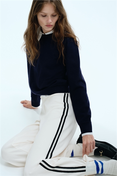 Джемпер с пуховыми рукавами 1315912001