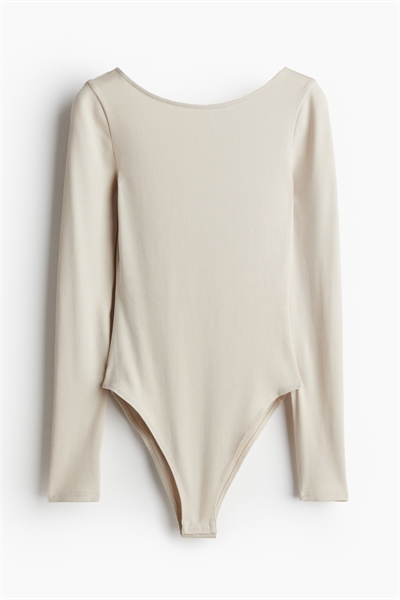 Боди с ребристой спинкой 1234793003