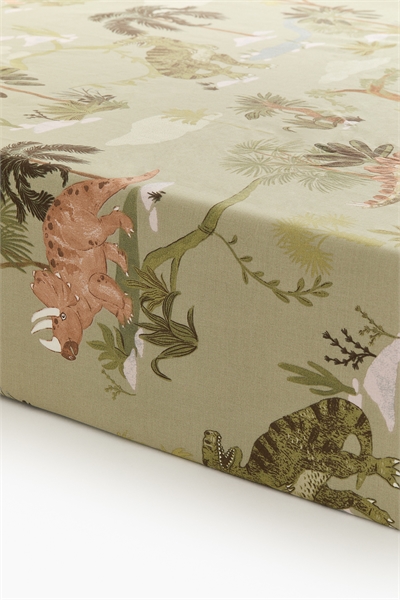 Простыня на резинке из хлопка с принтом 1028613053