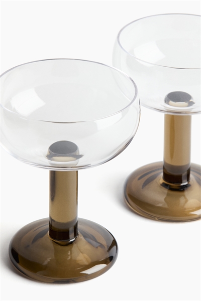 Набор из 2-х купе-бокалов, выдутых вручную артикул 1308411001