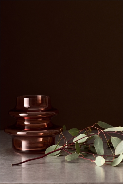 Маленькая многоярусная стеклянная ваза 1312116002