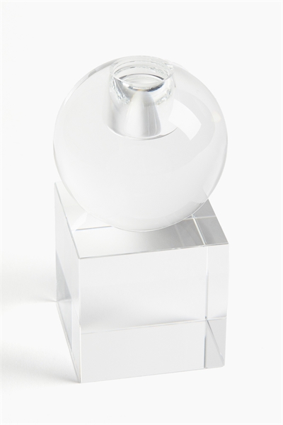 Высокий стеклянный подсвечник артикул 1313461001