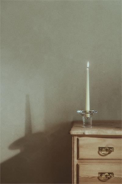 Высокий стеклянный подсвечник 1313947001