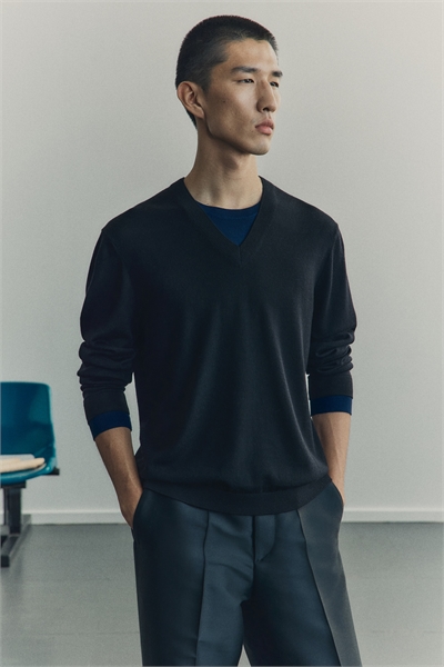 Джемпер из тонкой шерсти Regular Fit 1318861001