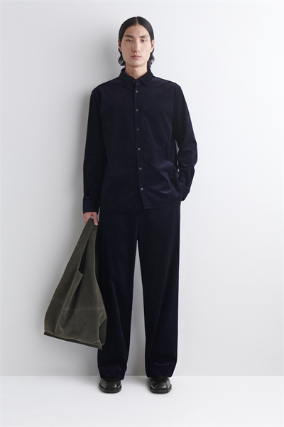 Вельветовые брюки с широкими штанинами 1318913001